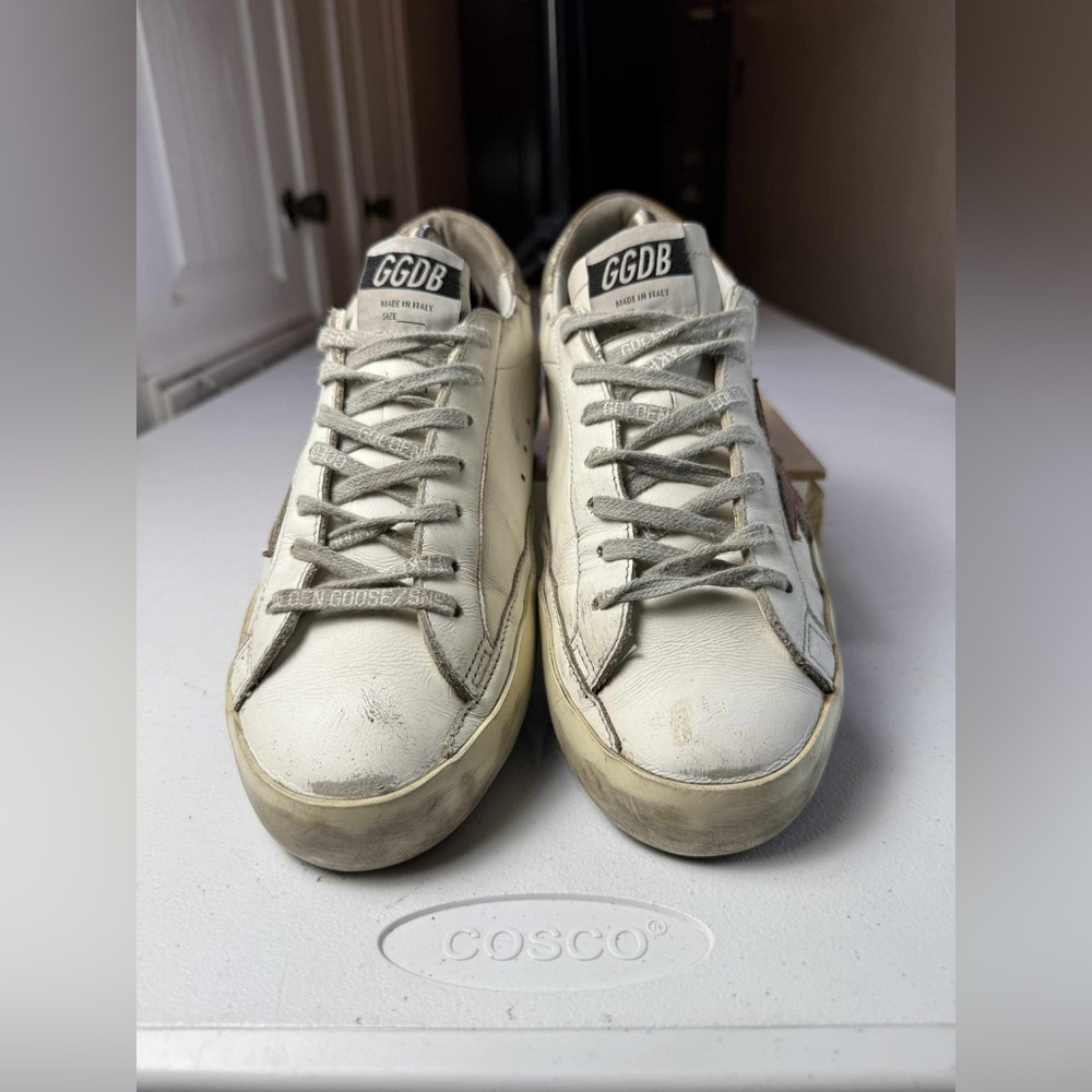 Golden Goose Leather Printed
Sneakers - White Sneakers, Shoes Sz 42 / US 9 - Picture 9 of 16